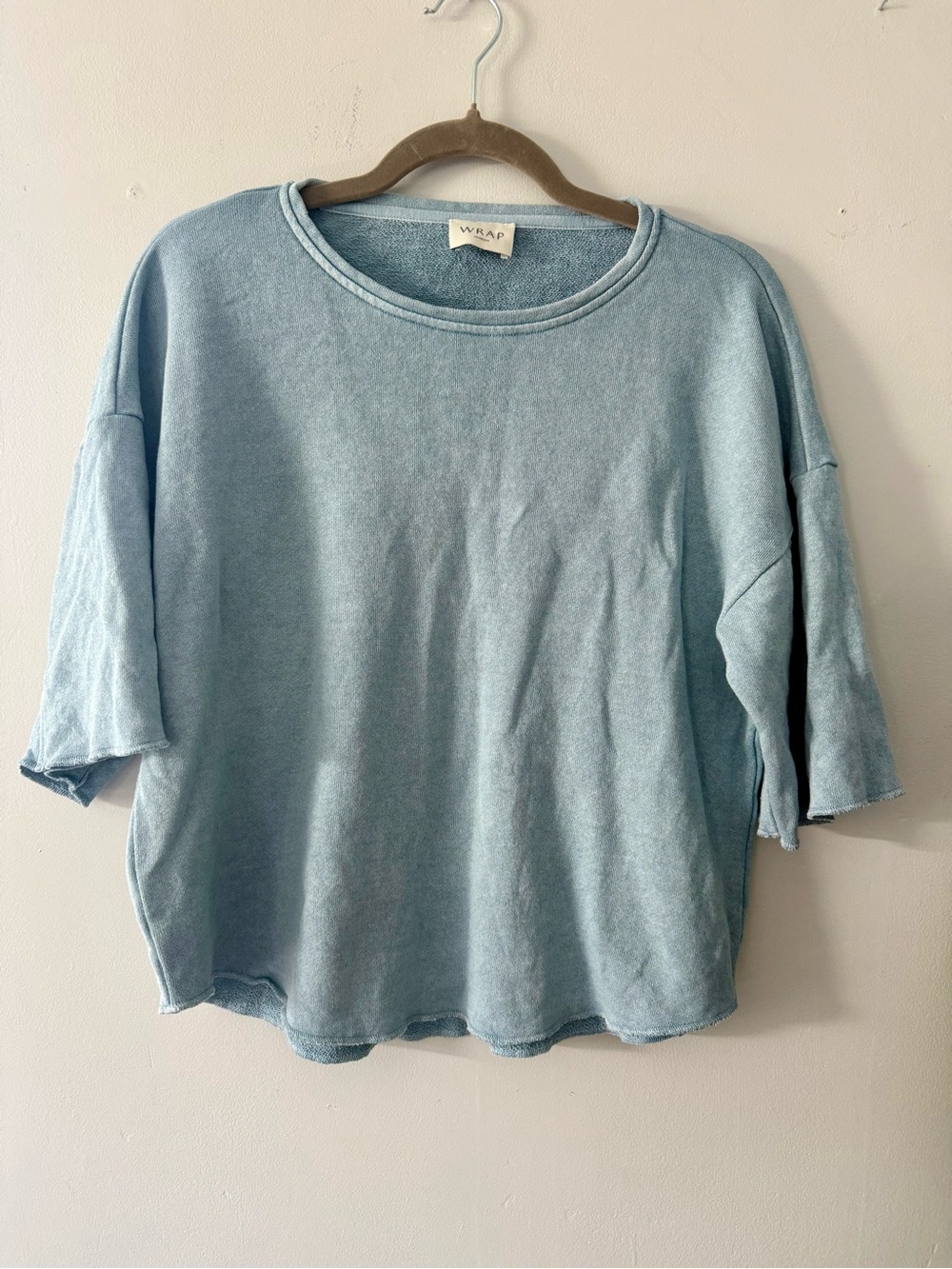 Wrap London French Terry Loopback Hemp And Organic Cotton Relaxed Pigment dyed